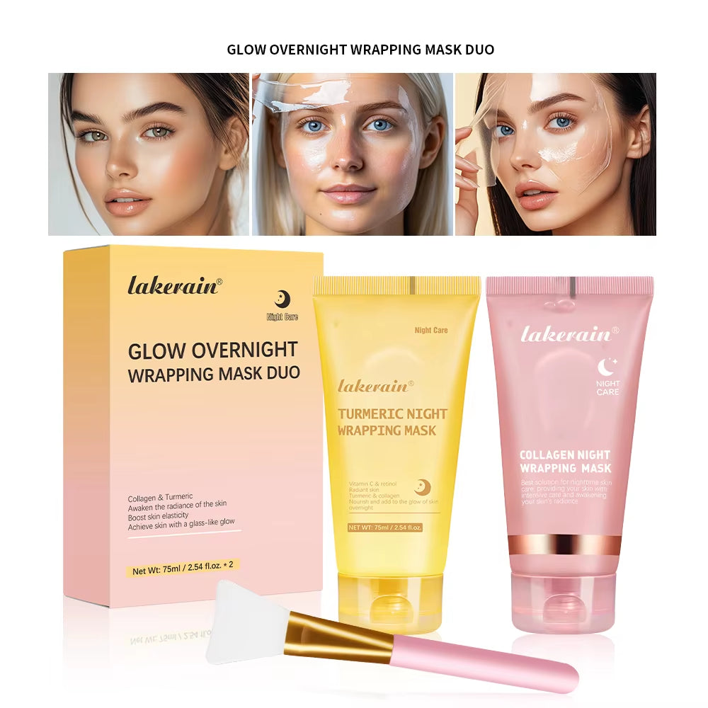Hydrolyzed Collagen Overnight Mask – Anti-Aging Jelly Cream for Deep Hydration & Firming